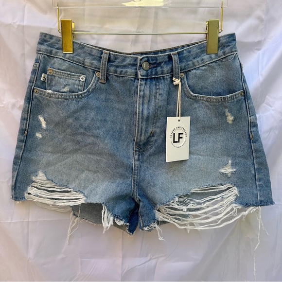 NWT Lovers + Friends Women’s Jack High Rise Cut Off Short - Picture 5 of 7